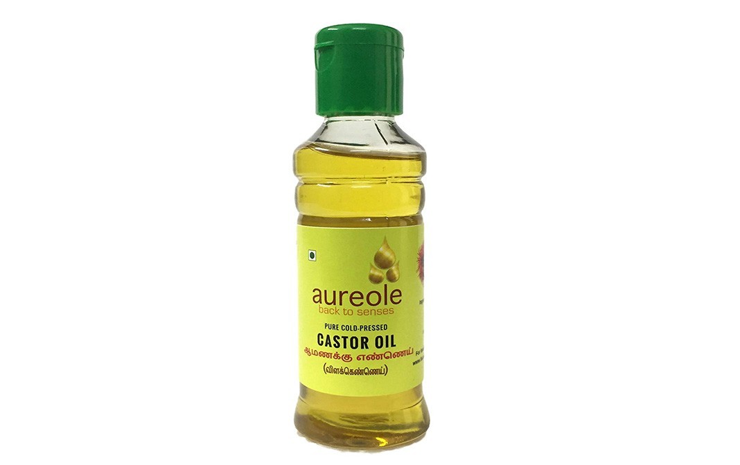 Aureole Pure Cold Pressed Castor Oil   Bottle  300 millilitre